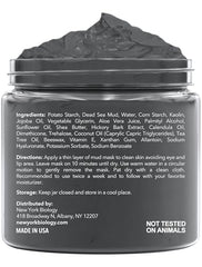 New York Biology Mascarilla Facial Arcilla Del Mar Muerto, exfolia suavemente y deja sensación de limpieza.