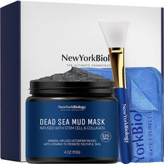 New York Biology mascarilla lodo mar muerto cara: purifica poros y deja sensación fresca.
