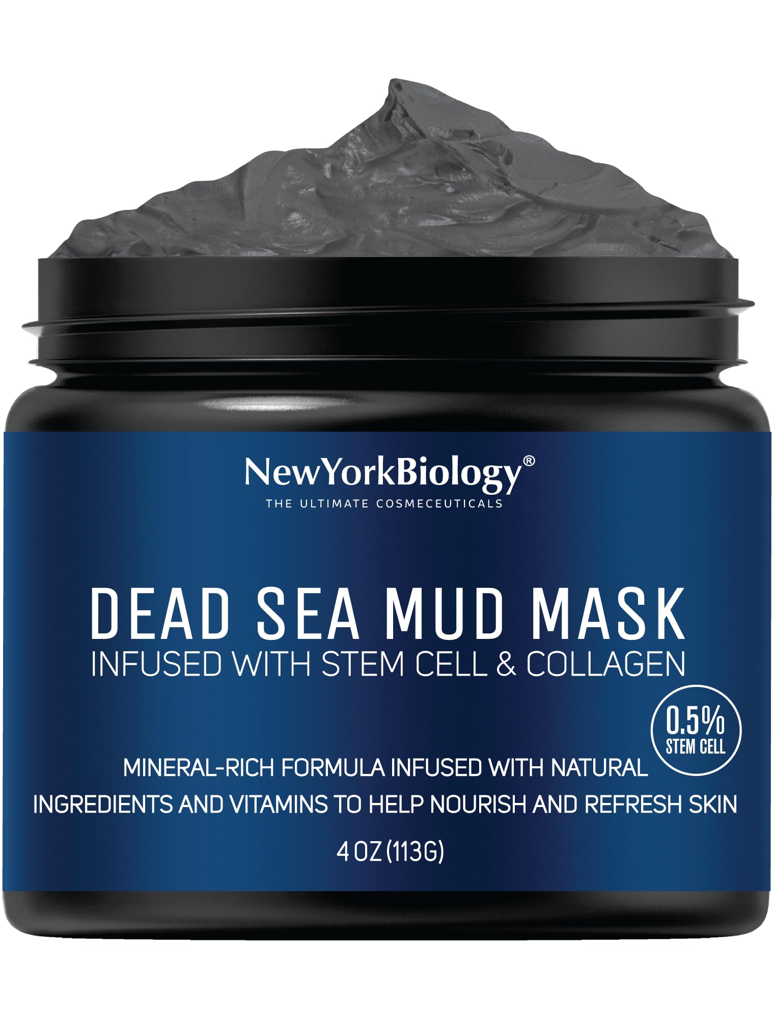 New York Biology Mascarilla barro muerto rostro: purifica poros y deja piel suave