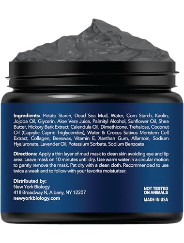 New York Biology Barro mineral: poros más limpios y piel receptiva