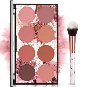 NewBang paleta 8 colores mate, textura suave para tono natural.