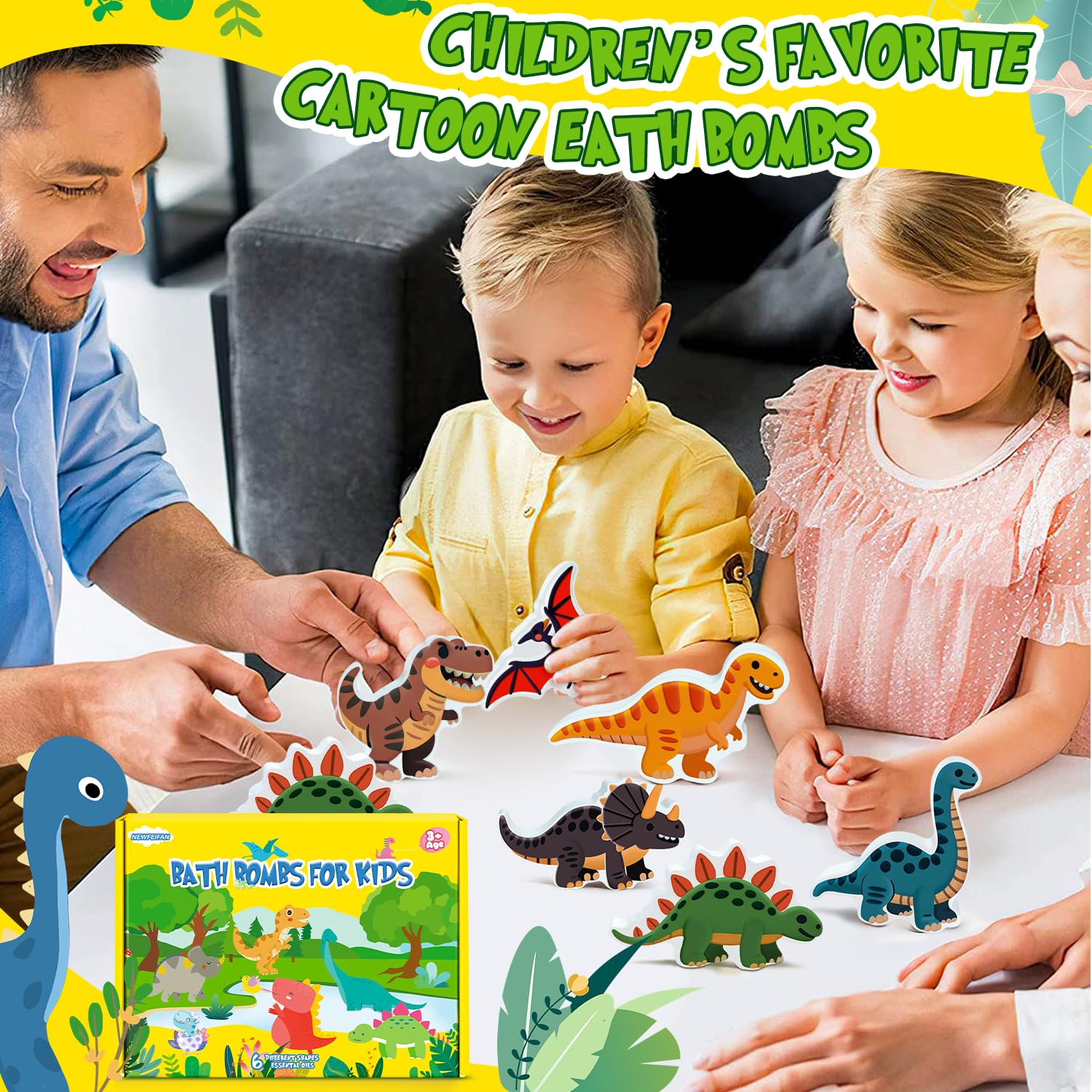 Fragancia agradable de NEWFEIFAN para un baño relajante infantil.