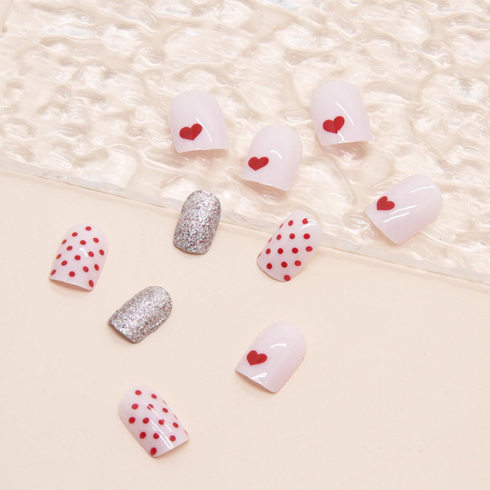 Paquete NEWSPIED con corazones y brillo, 24 piezas para arreglos románticos