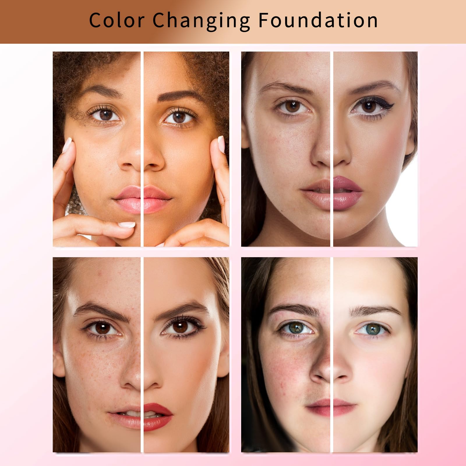 Newvenper Fundación Cambio Color, textura ligera para aplicación suave