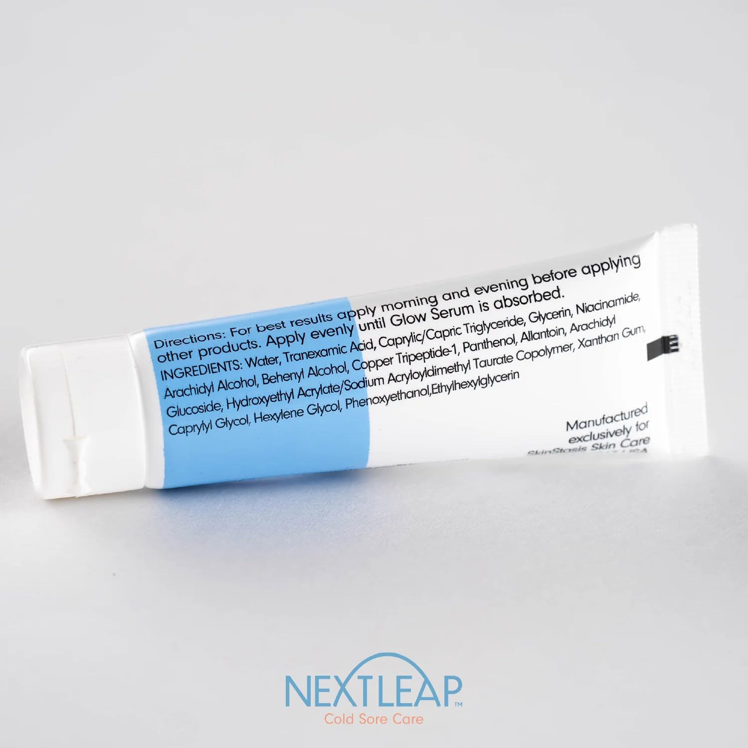 Next Leap Serum sin fragancia, apto para piel sensible.