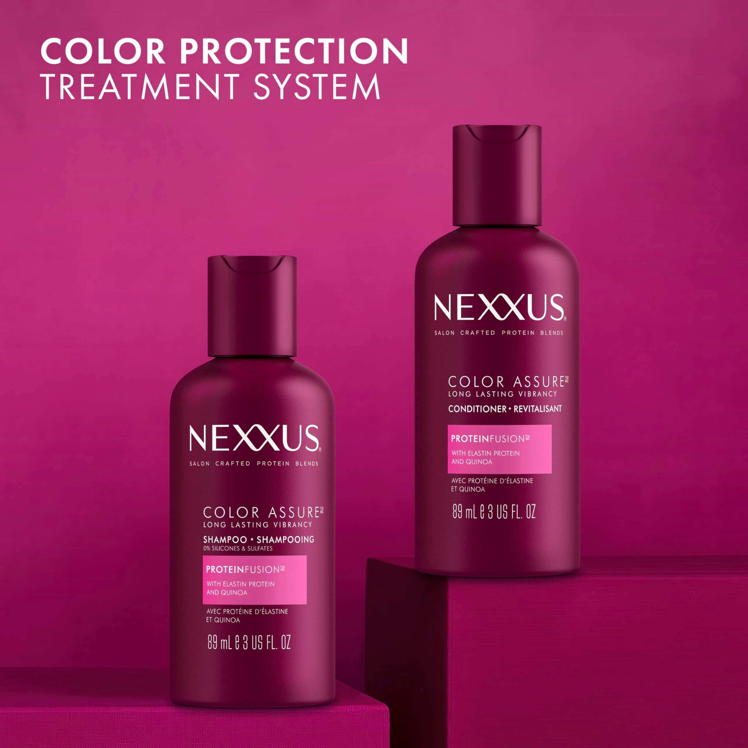 Nexxus Color Assure champú libre de silicona para cabello teñido.