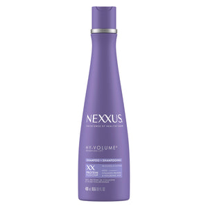 Nexxus HY-VOLUME Champú, botella vertiendo, para volumen ligero desde la raíz.