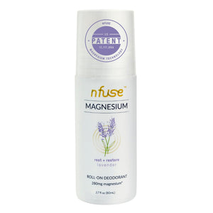 Descubre nfuse desodorante rodillo magnesio lavanda, para una aplicación suave diaria.