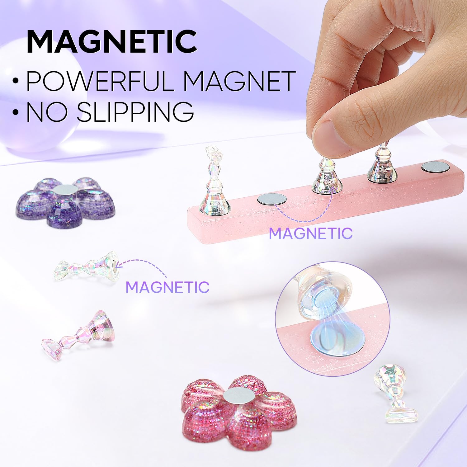 Kit portátil Nicedeco para práctica de uñas en casa