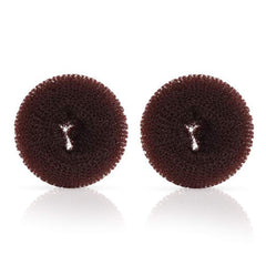NICEMOVIC donut moño anillo de 2,5 pulgadas para cabello fino, peinado rápido.
