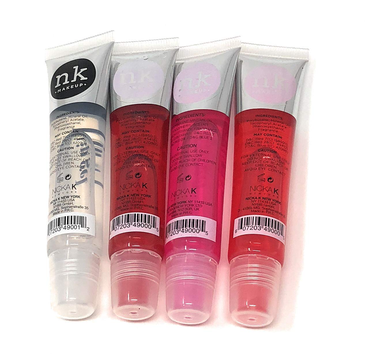 Nicka K Gel Labial cereza realza labios con un toque más intenso.