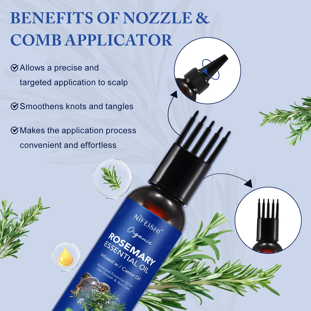NIFEISHI Aceite romero cuidado piel cabello suave