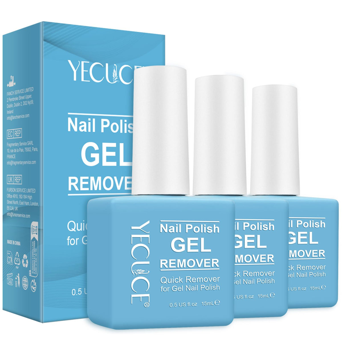 Removedor de gel NIFEISHI, botella para uso doméstico y cuidado suave de uñas.