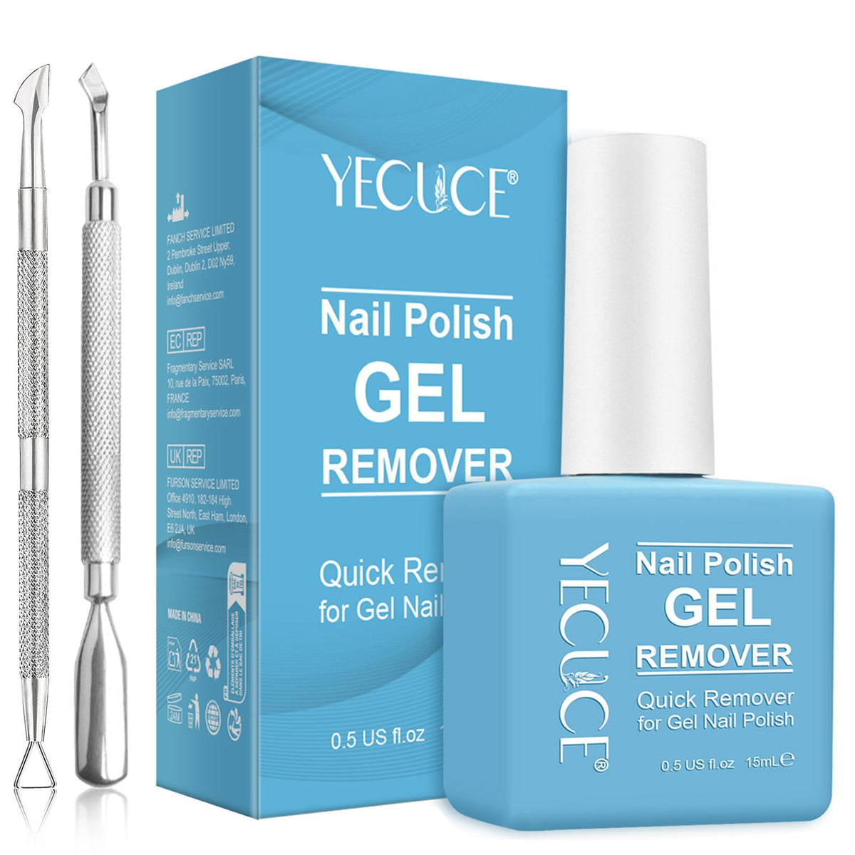 NIFEISHI Gel Remover botella: retirada rápida del esmalte en gel.