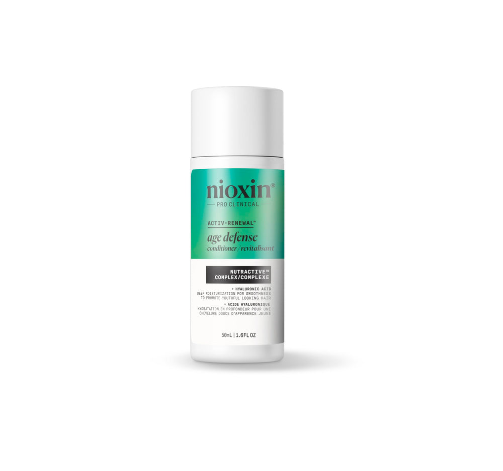 NIOXIN Age Defense Acondicionador envase de 50 ml para uso diario y cómodo