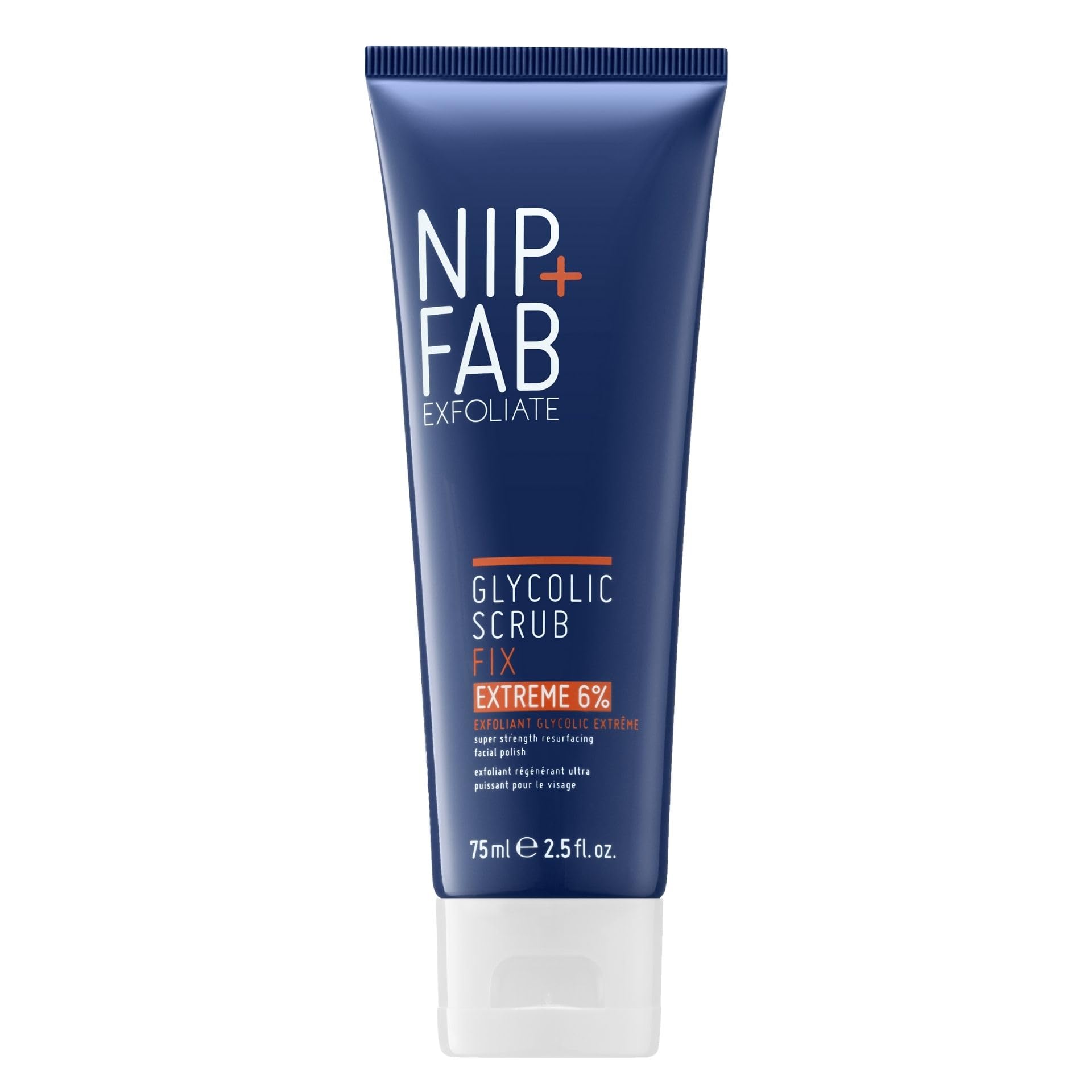 Nip + Fab exfoliante glicólico extremo en tubo de 75 ml para exfoliar suavemente