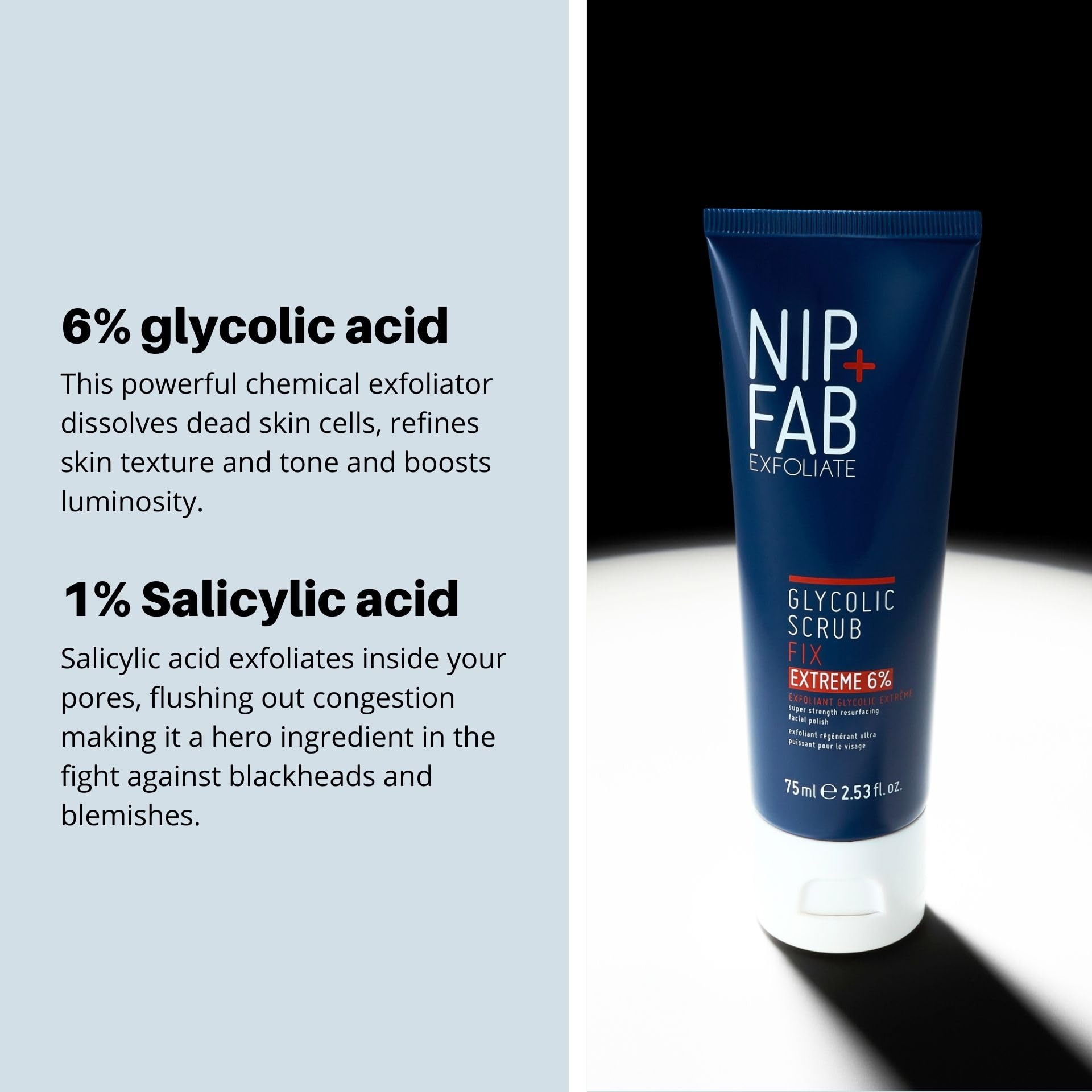 Nip + Fab aroma a pomelo energizante en el envase