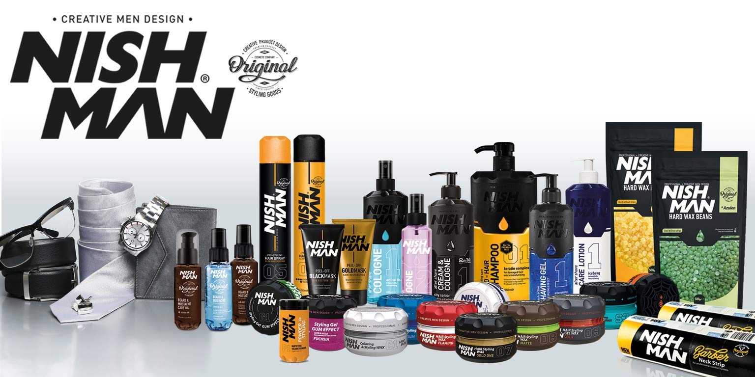 Nishman Polvo Peinado, acabado mate natural para looks diarios y frescos.