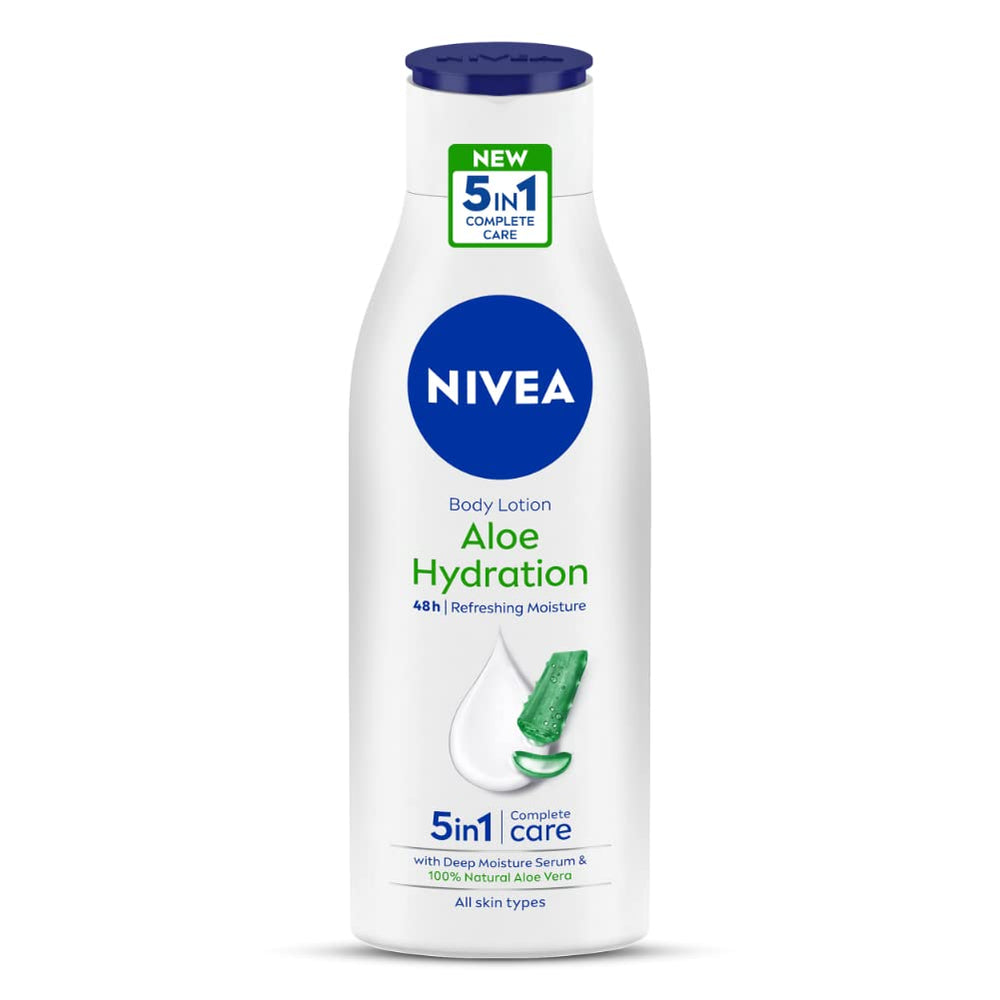 NIVEA Aloe loción corporal frasco para hidratar y refrescar la piel