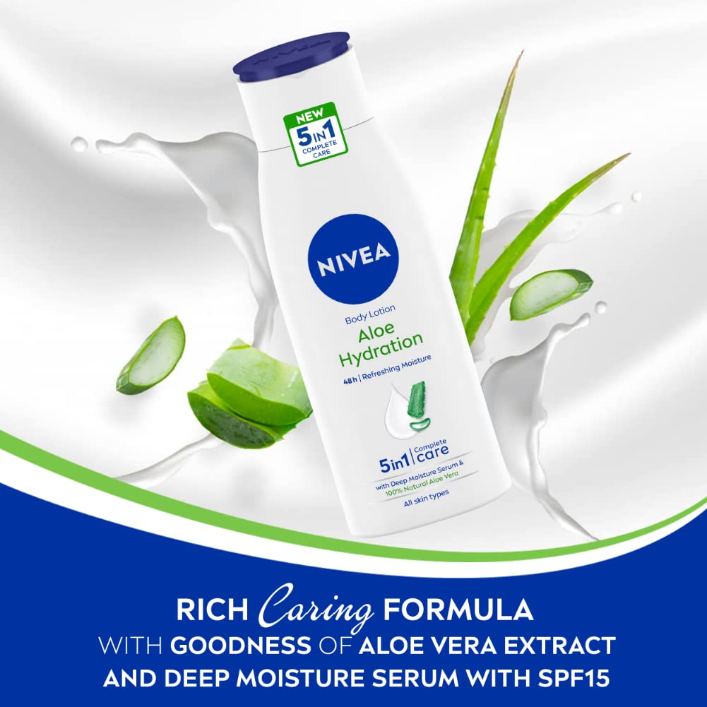 NIVEA Aloe loción textura ultraligera para uso diario