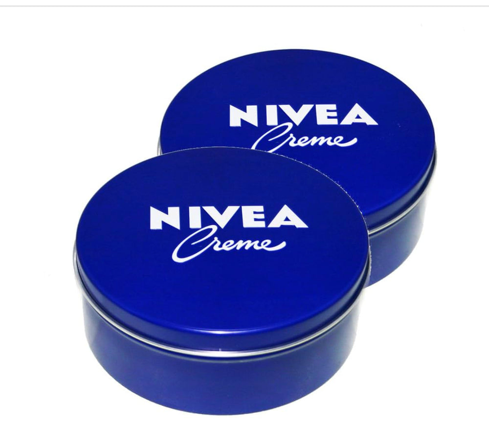 NIVEA crema alemana auténtica en lata frontal para rostro y manos.