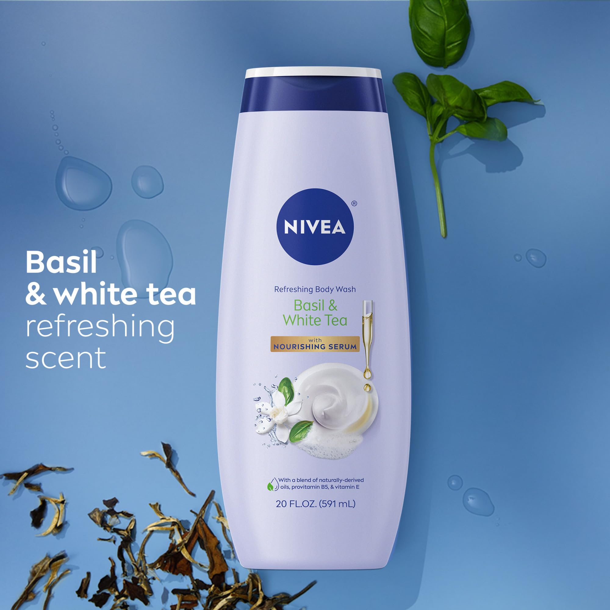 NIVEA envase de plástico reciclado al 50% para mayor sostenibilidad.