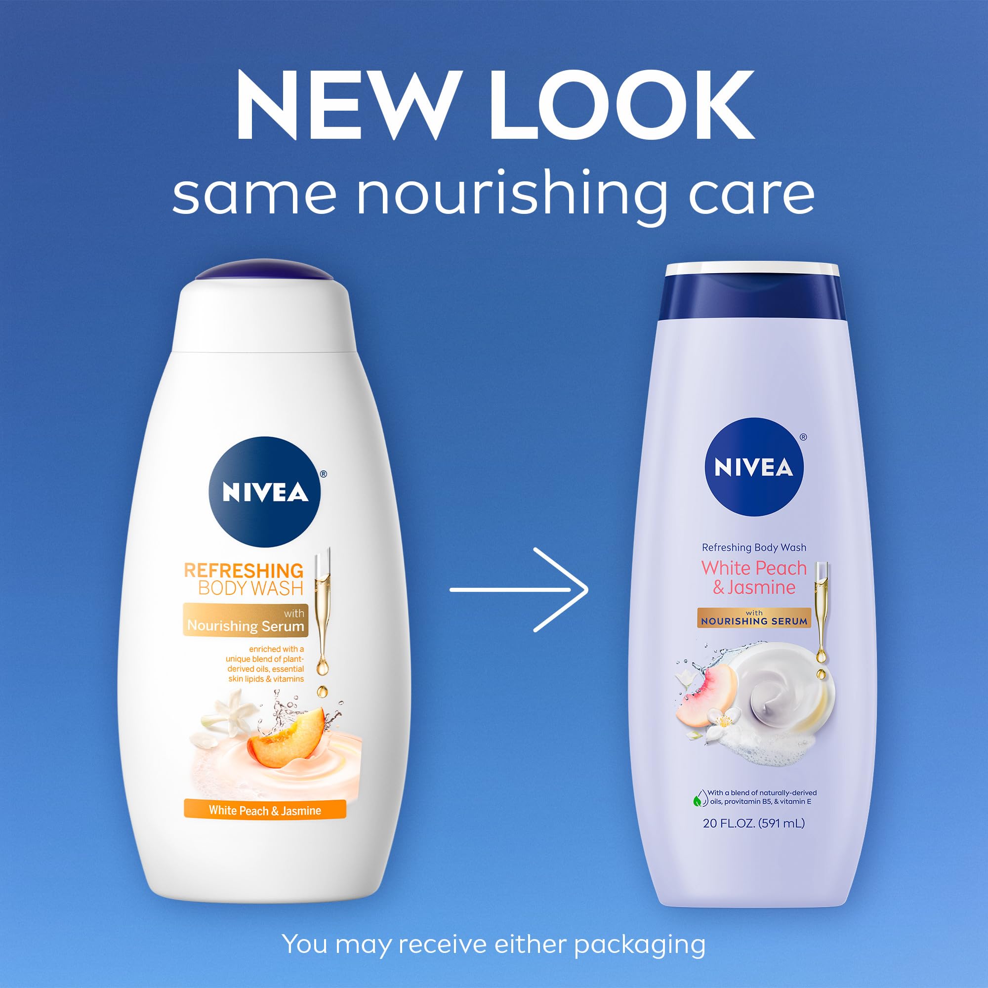 Espuma cremosa del gel de ducha NIVEA para una limpieza suave.