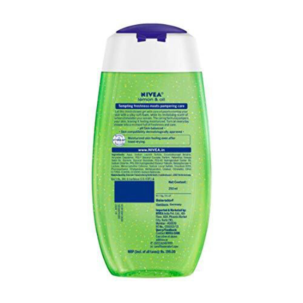 NIVEA gel de ducha limón y aceite, detalle de limón
