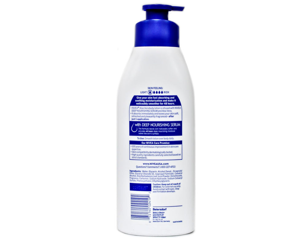 NIVEA Aloe Vera, uso diario en manos para piel suave.