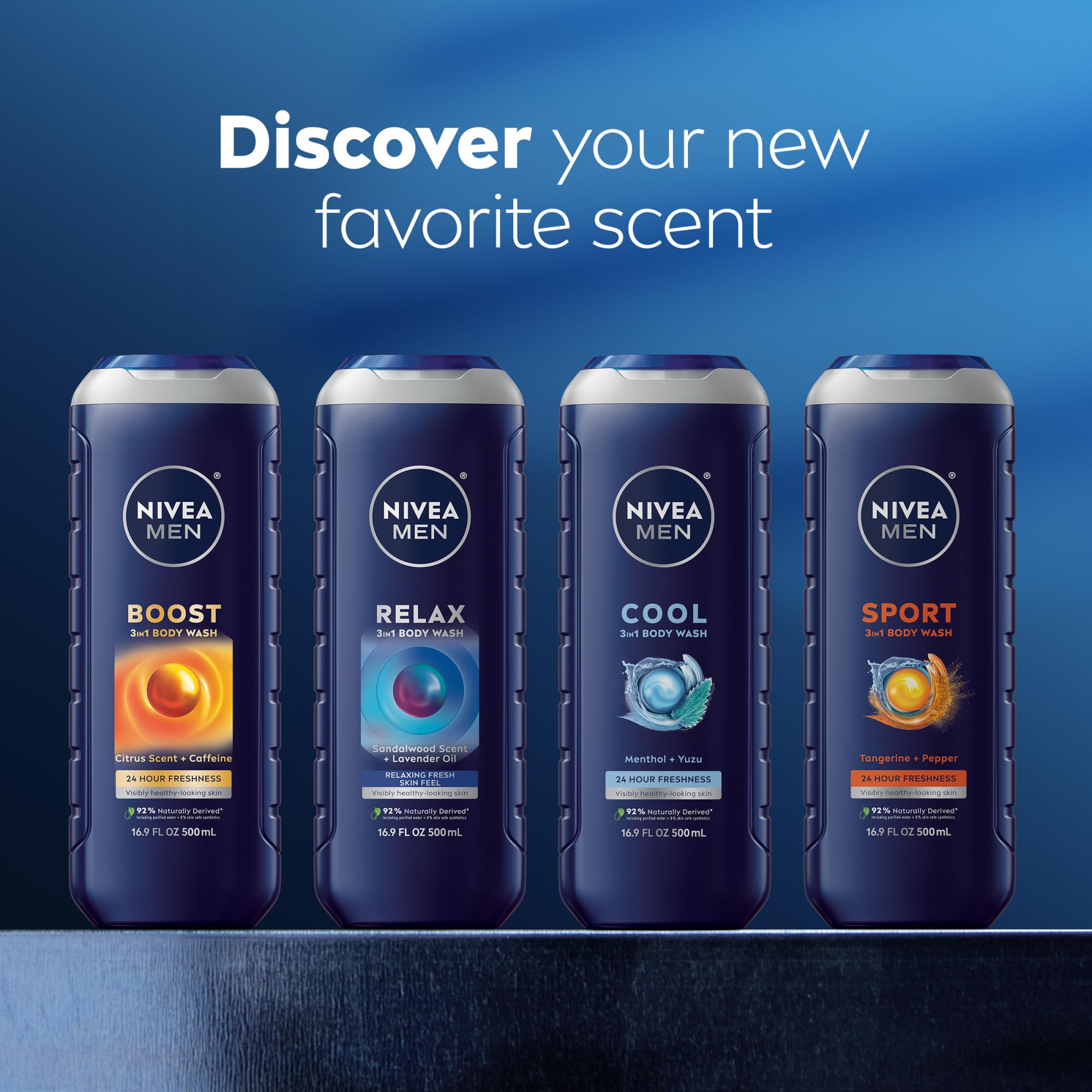 NIVEA MEN Boost, fórmula vegana sin ingredientes animales.