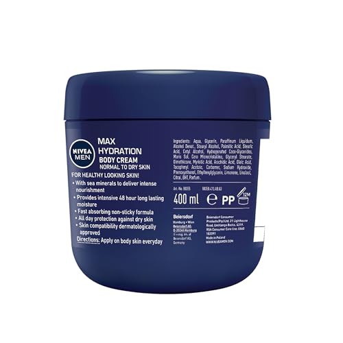NIVEA Men crema corporal cuidado diario para toda la familia