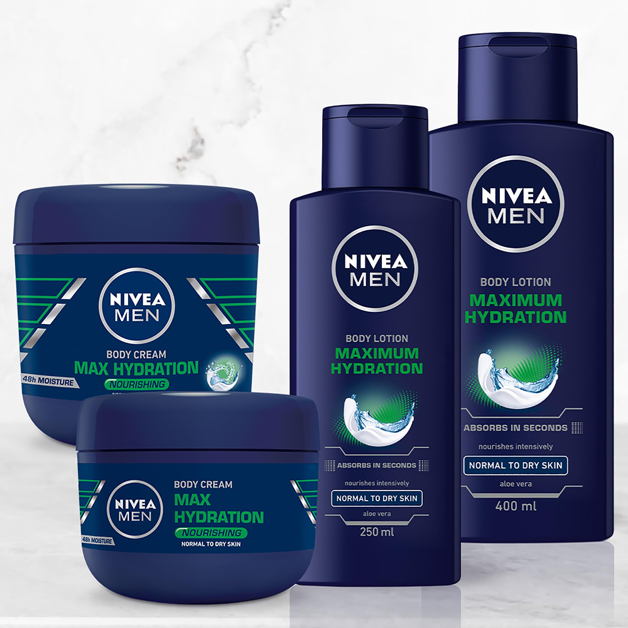 NIVEA Men crema corporal para piel seca con hidratación reconfortante
