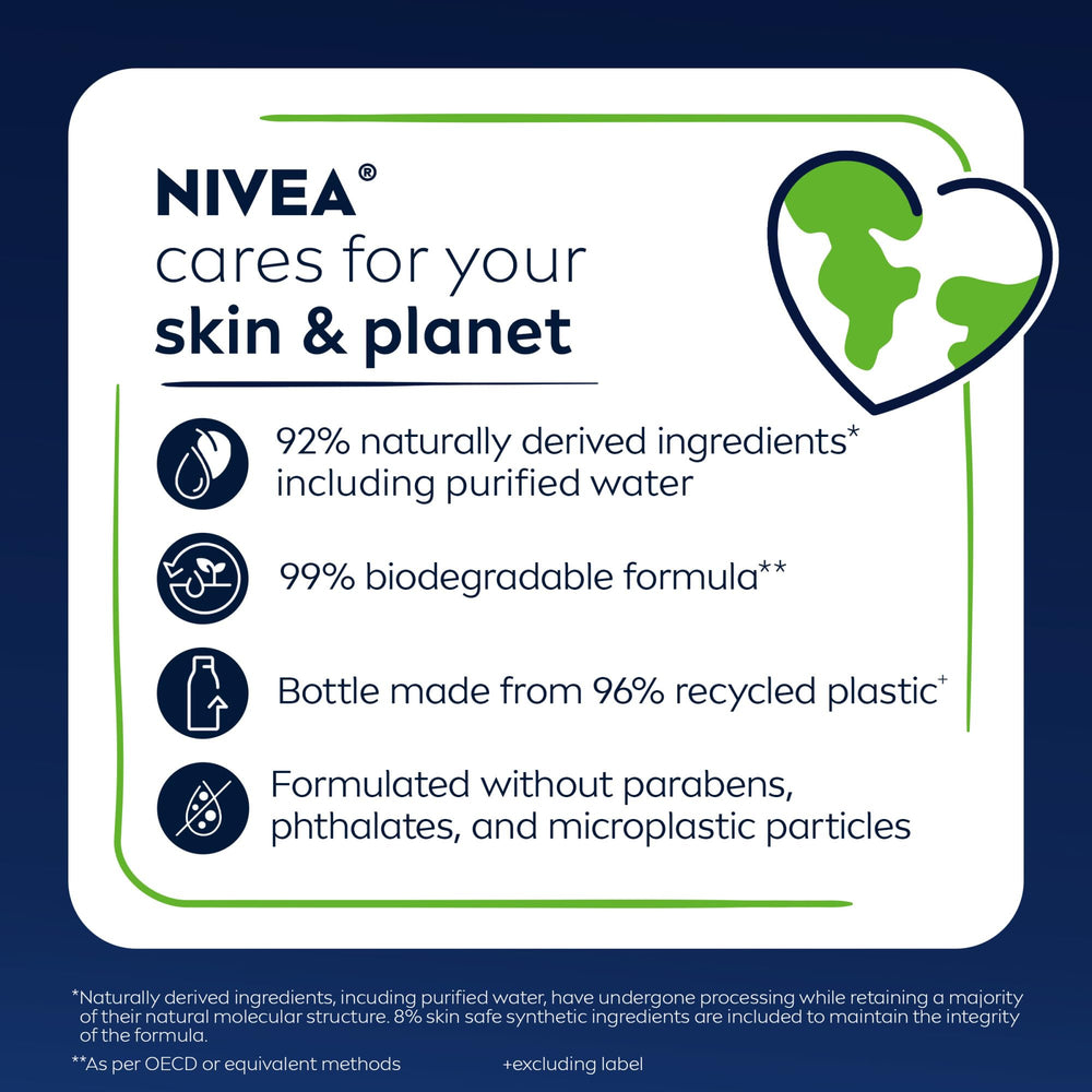 NIVEA MEN Deep Clean Rock Salts long-lasting woody scent after use