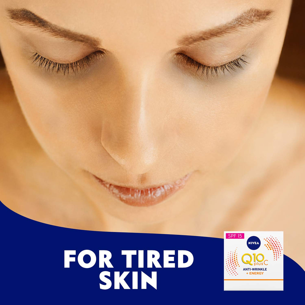 NIVEA Q10 Energy Glow crema día brillo natural y aspecto revitalizado