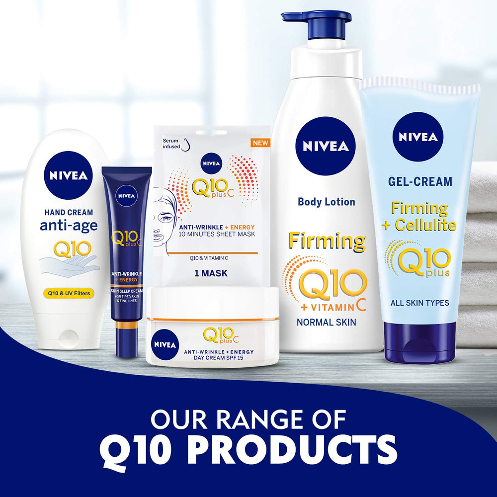 NIVEA Q10 Energy Glow crema día empaque diseño elegante
