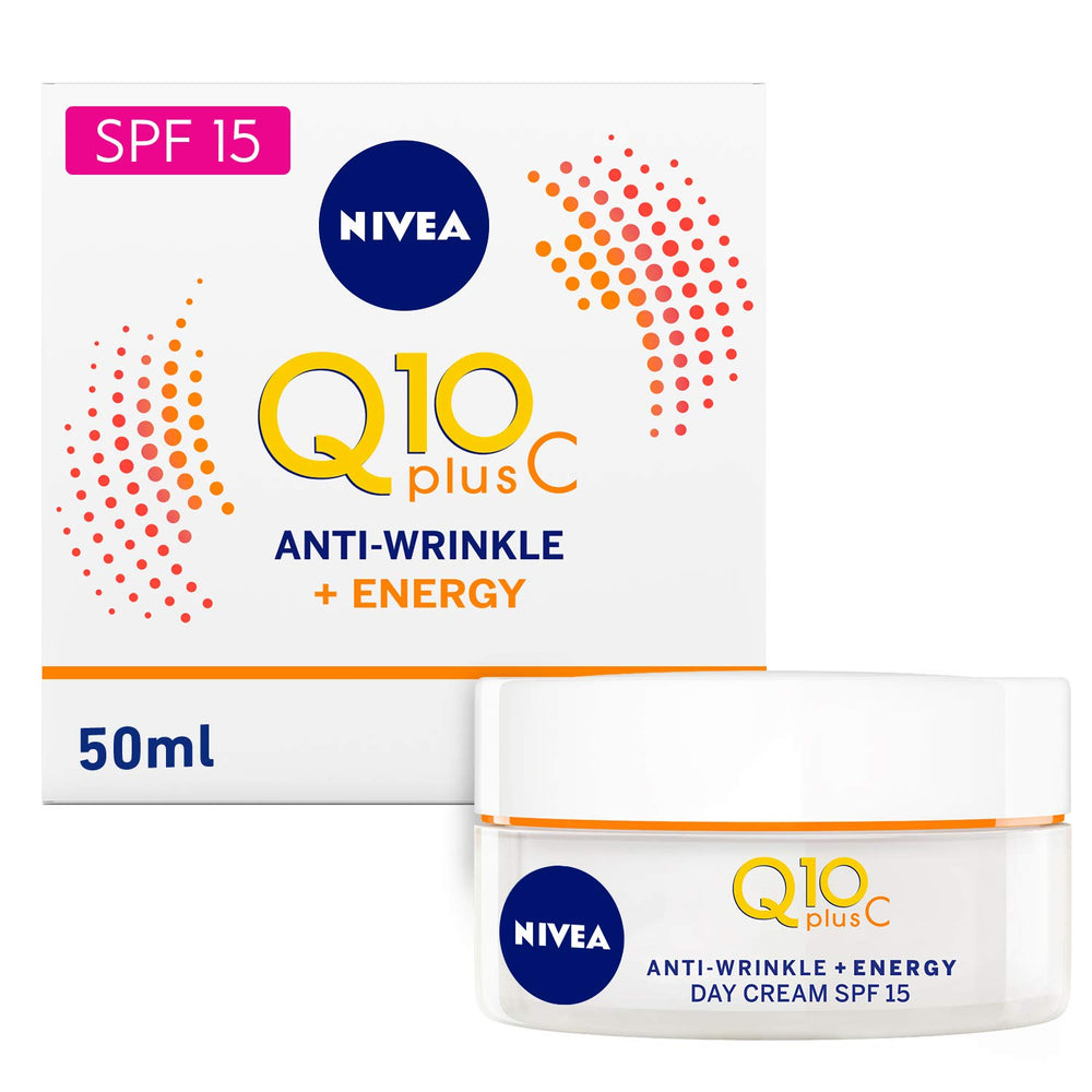 NIVEA Q10 Energy Glow crema día envase 50 ml suaviza la piel y energiza la tez