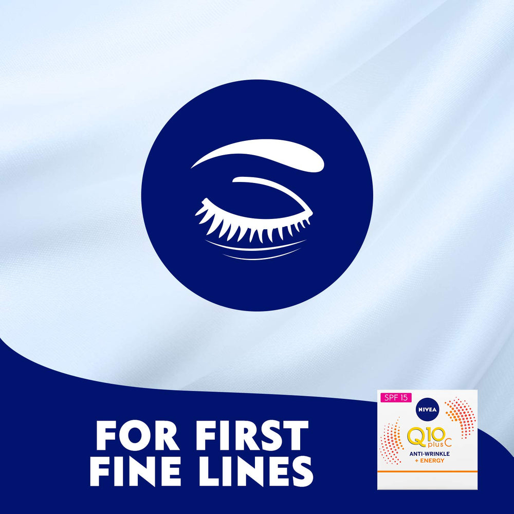 NIVEA Q10 Energy Glow crema día protección SPF15 cuida la piel durante el día