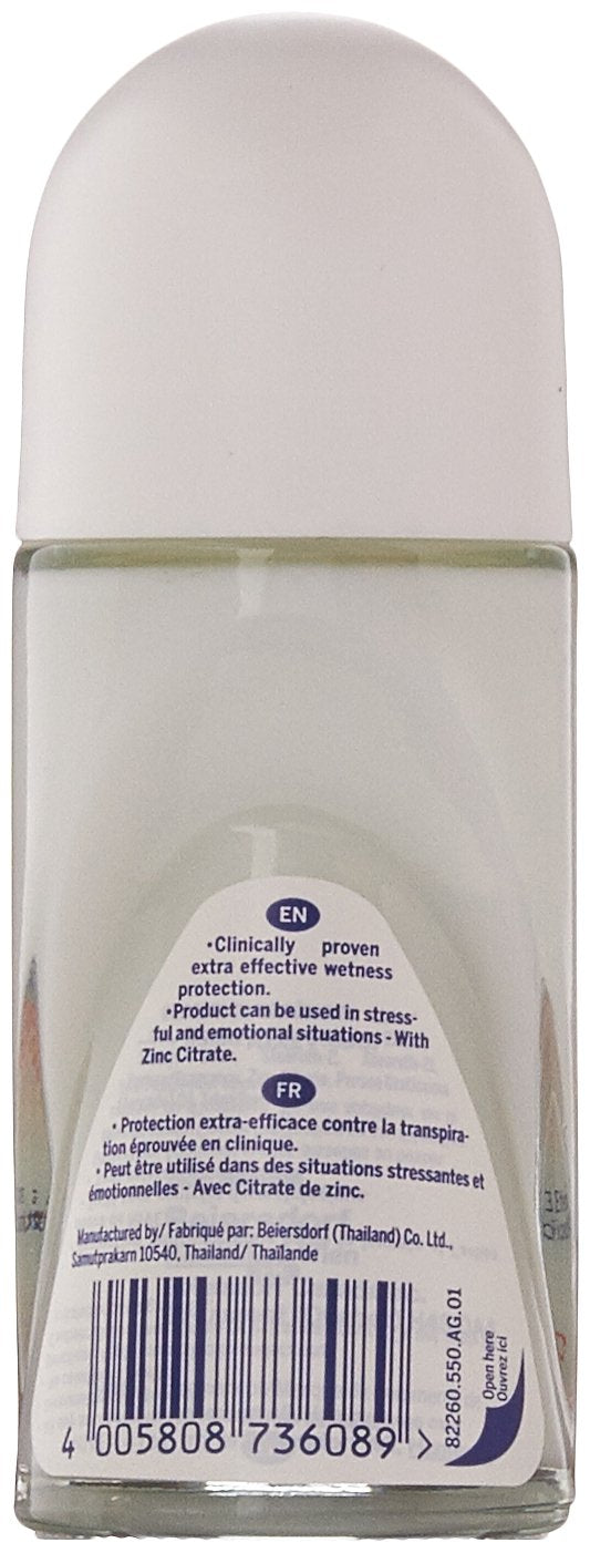 NIVEA Stress Protect Zinc Complex envase de 50 ml, cómodo y portable.