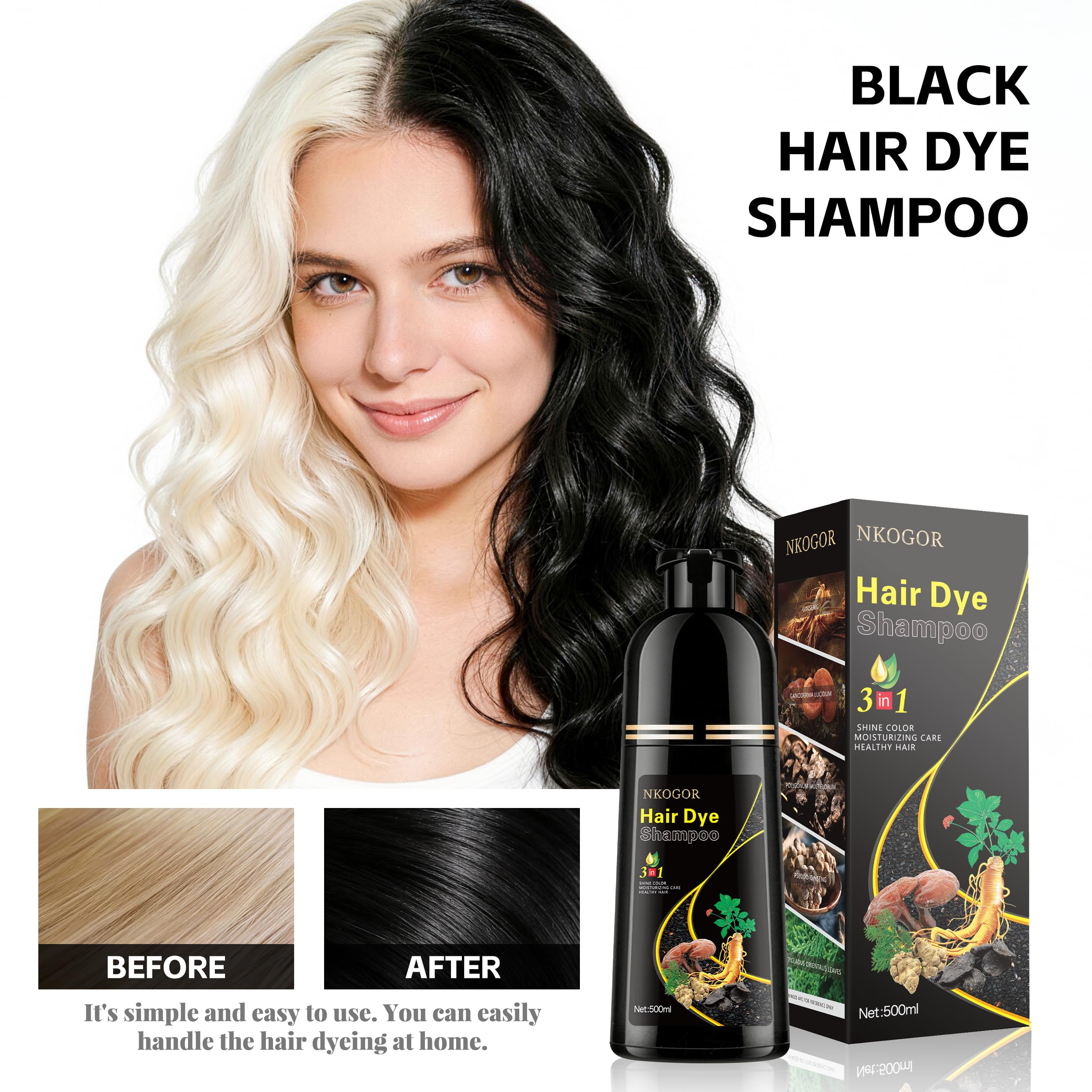 NKOGOR Aceites Argan Oliva: fórmula suave que aporta brillo y manejo al cabello.