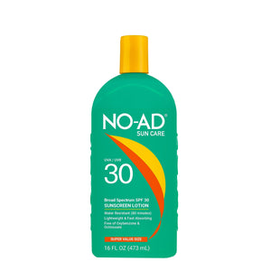 NO-AD SPF 30, botella con protección UVA/UVB para la familia