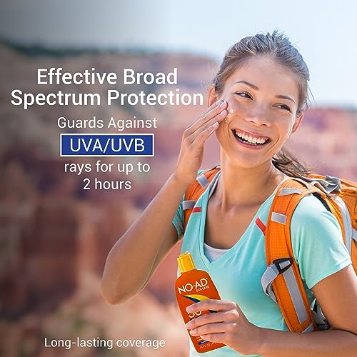 NO-AD SPF 50 SPORT proteccion-agua: resistente al agua para juegos al aire libre.