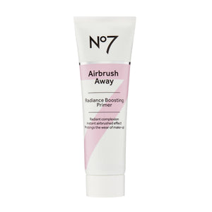 No7 Airbrush Away primer iluminador para piel radiante y suave.