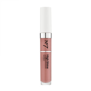 No7 Brillo de labios Desert Rose con aceite de jojoba, hidratación y brillo instantáneo.