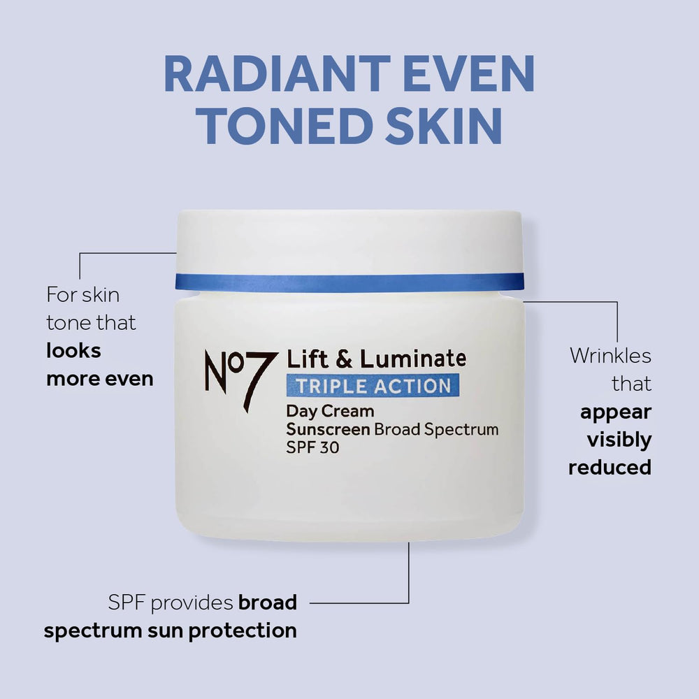 No7 Lift & Luminate crema noche con colágeno, hidratación nocturna