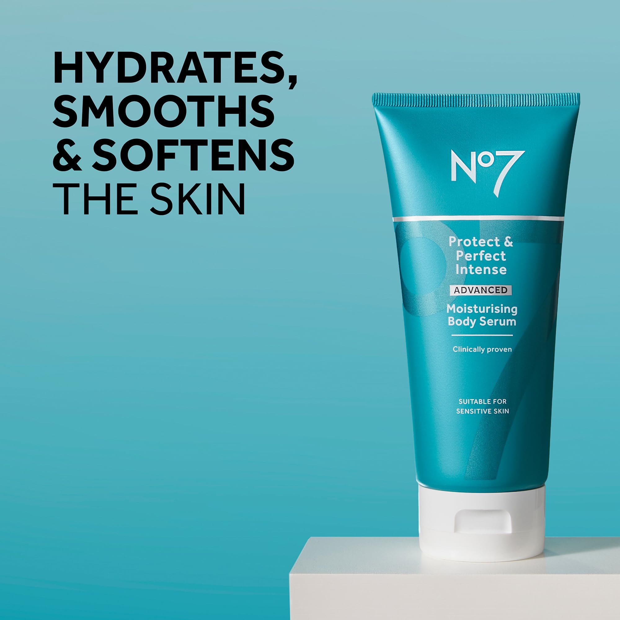Textura cremosa del suero corporal intensivo de No7 para aplicación suave