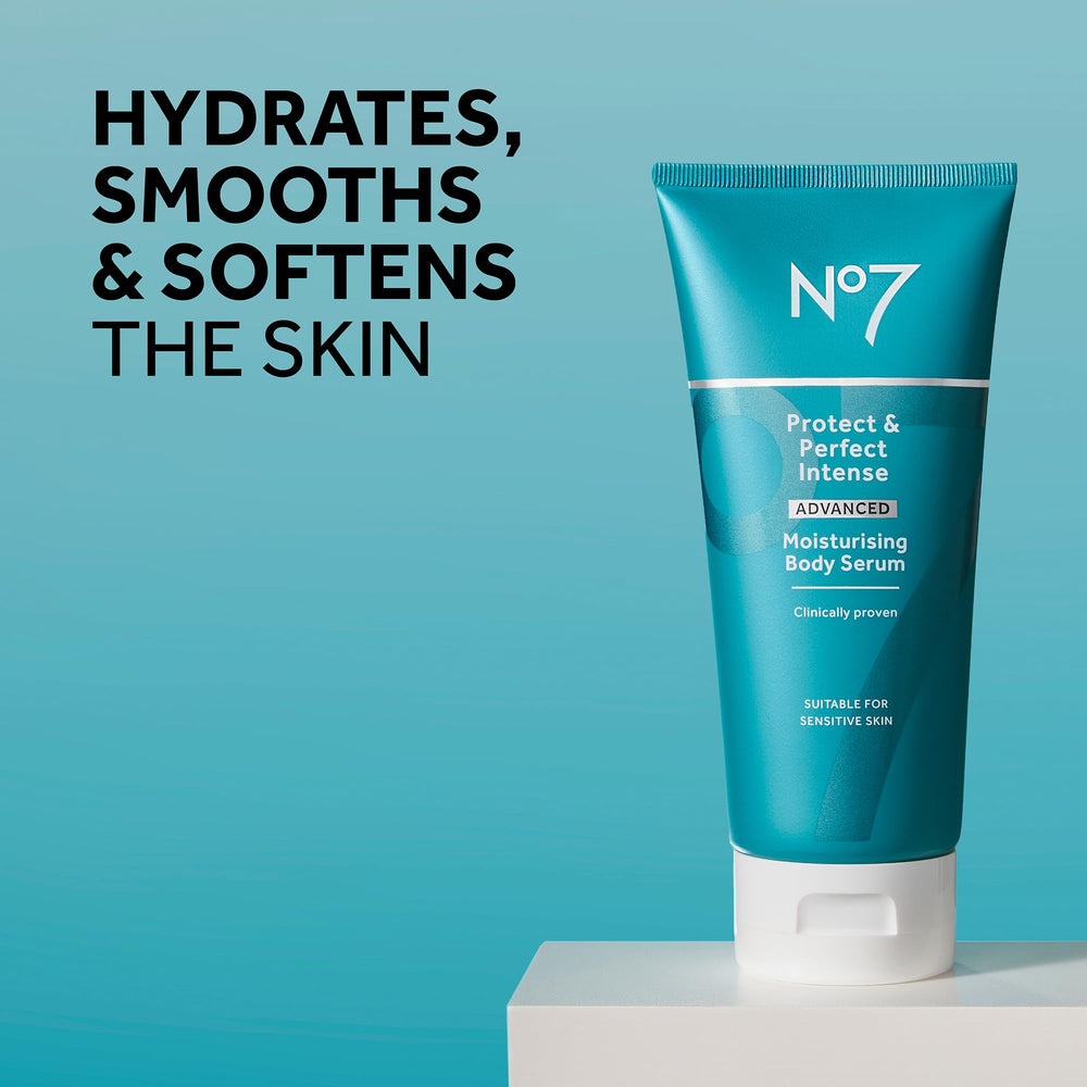 Textura cremosa del suero corporal intensivo de No7 para aplicación suave