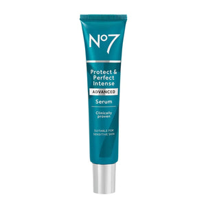 No7 Protect & Perfect: botella elegante para cuidado diario y antiarrugas