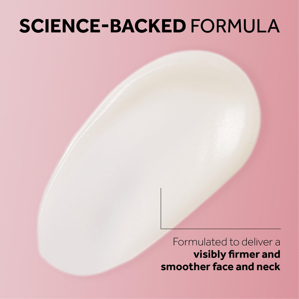 Cuello más firme y piel más lisa tras la aplicación del serum.