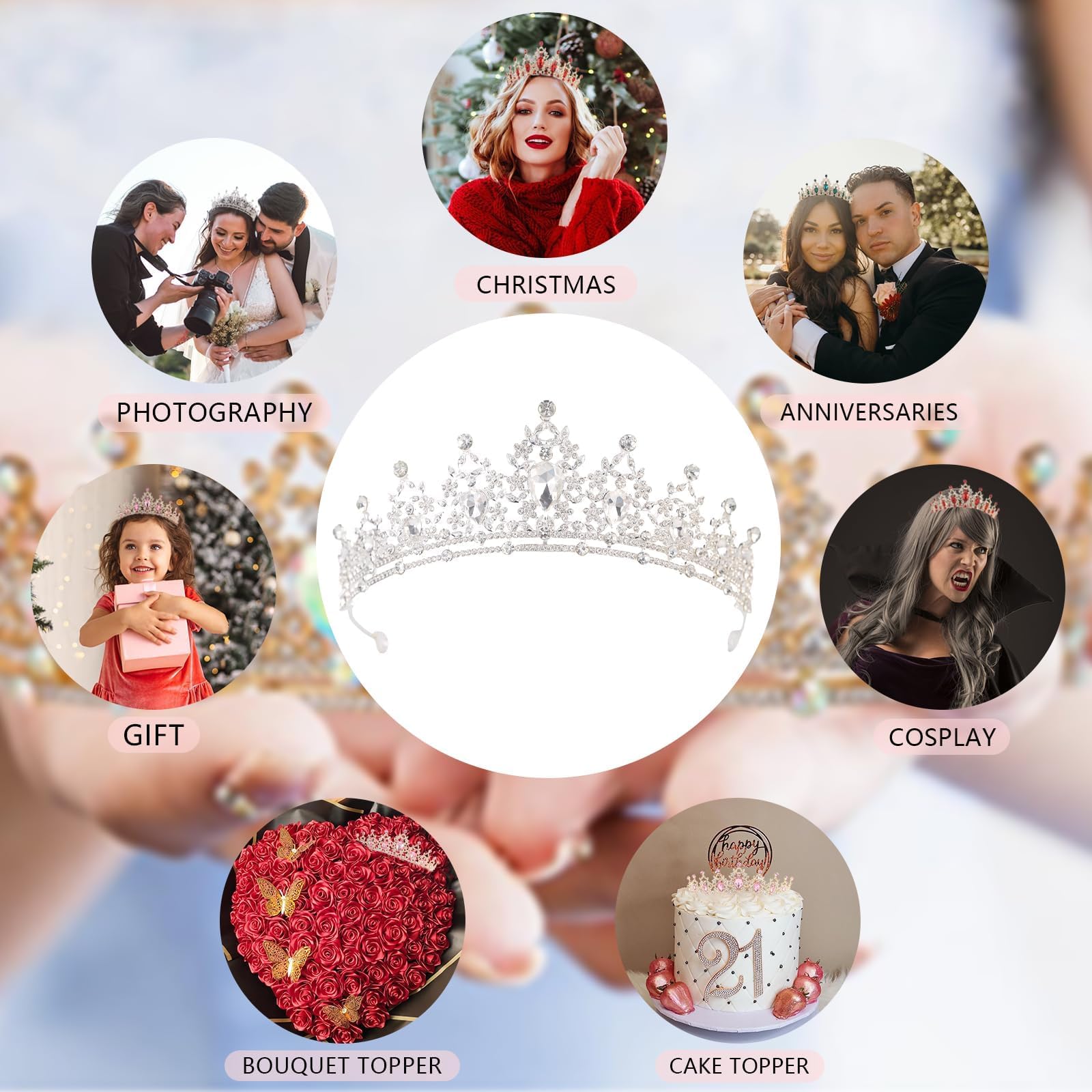 Tiara NOIMTTY para ceremonias, complemento perfecto para looks de gala.