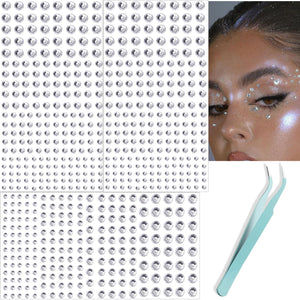 Gemas faciales NOOEPC de 3 mm listas para maquillaje de fiesta.